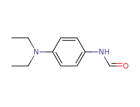Molecular Structure of 5235-68-7 (N-(4-DIETHYLAMINOPHENYL)FORMAMIDE  97)
