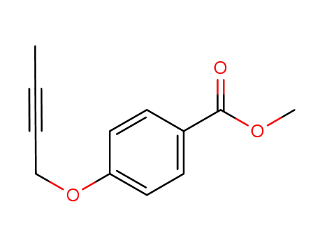 Molecular Structure of 362705-52-0 (methyl 4-(but-2-yn-1-yloxy)benzoate)