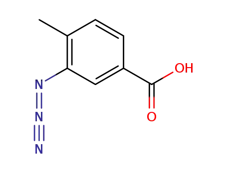 Molecular Structure of 98555-09-0 (3-azido-4-methyl-benzoic acid)