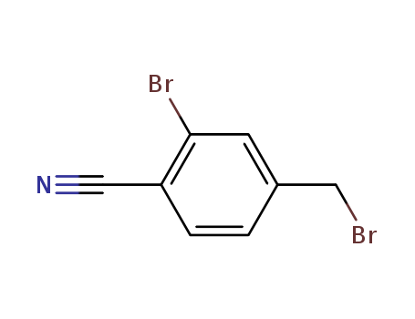2-Bromo-4-(bromomethyl)benzonitrile cas no. 89892-38-6 98%