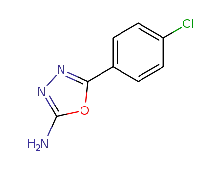 Molecular Structure of 33621-61-3 (2-AMINO-5-(4-CHLOROPHENYL)-1 3 4-OXADIA&)