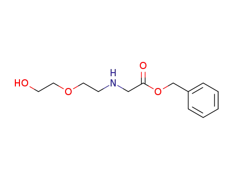 Molecular Structure of 375387-78-3 (Glycine, N-[2-(2-hydroxyethoxy)ethyl]-, phenylmethyl ester)