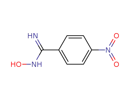 Molecular Structure of 1613-86-1 (N-HYDROXY-4-NITRO-BENZAMIDINE)