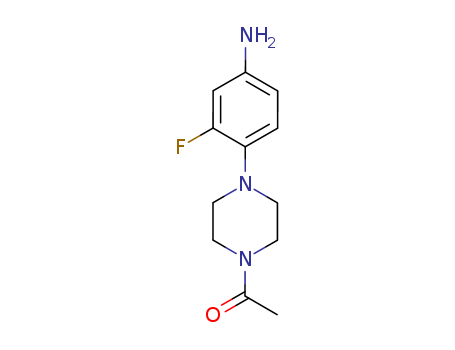 4-(4-ACETYL-PIPERAZIN-1-YL)-2-FLUOROANILINE