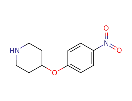 Molecular Structure of 162402-39-3 (4-(4-NITRO-PHENOXY)-PIPERIDINE)