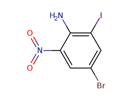 180624-08-2,4-bromo-2-iodo-6-nitroaniline,4-bromo-2-iodo-6-nitroaniline;4-BroMo-2-iodo-6-nitro-phenylaMine