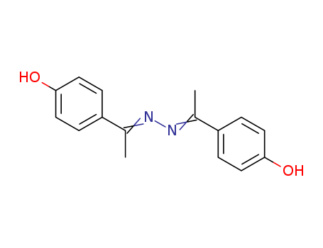 5466-24-0,4-[1-[2-[1-(4-oxo-1-cyclohexa-2,5-dienylidene)ethyl]hydrazinyl]ethylid ene]cyclohexa-2,5-dien-1-one,Acetophenone,4'-hydroxy-, azine (8CI); Ethanone, 1-(4-hydroxyphenyl)-, [1-(4-hydroxyphenyl)ethylidene]hydrazone(9CI); 4,4'-Dihydroxy-a,a'-dimethylbenzalazine;4-Hydroxyacetophenone azine; NSC 136257; NSC 25771