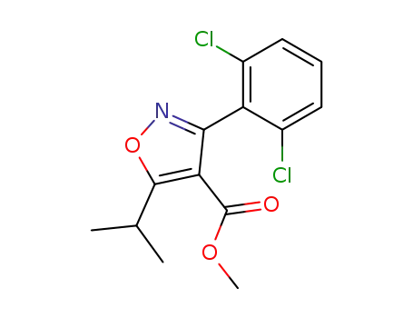 3-(2,6-DICHLORO-PHENYL)-5-ISOPROPYL-ISOXAZOLE-4-CARBOXYLIC ACID METHYL ESTER