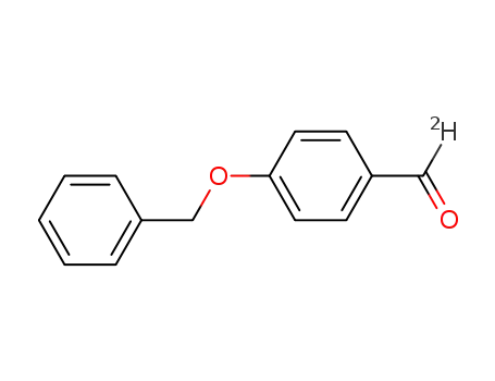 Molecular Structure of 50816-33-6 (4-BENZYLOXYBENZALDEHYDE-ALPHA-D1)