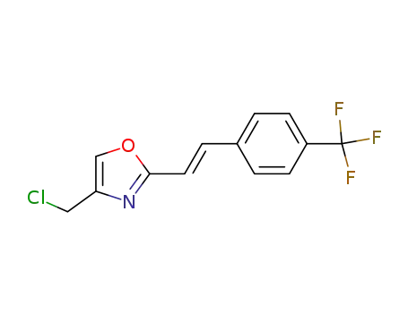 Oxazole, 4-(chloromethyl)-2-[(1E)-2-[4-(trifluoromethyl)phenyl]ethenyl]-