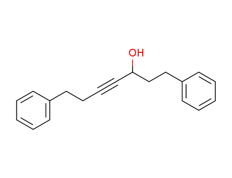 Molecular Structure of 134260-72-3 (1,7-diphenylhept-4-yn-3-ol)