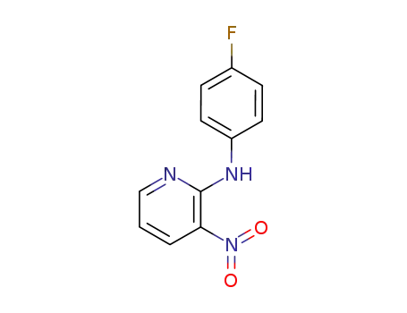 Molecular Structure of 14251-85-5 (2-Pyridinamine, N-(4-fluorophenyl)-3-nitro-)