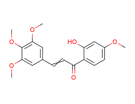 (1-(2-HYDROXY-4-METHOXYPHENYL)-3-(3,4,5-TRIMETHOXYPHENYL)-2-PROPEN-1-ONE)CAS