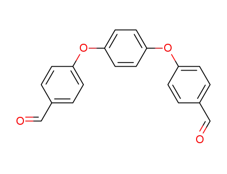 Molecular Structure of 126026-43-5 (Benzaldehyde, 4,4'-[1,4-phenylenebis(oxy)]bis-)