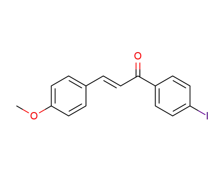 Molecular Structure of 92855-02-2 ((E)-1-(4-iodophenyl)-3-(4-methoxyphenyl)prop-2-en-1-one)