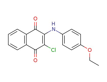 1,4-Naphthalenedione,2-chloro-3-[(4-ethoxyphenyl)amino]-