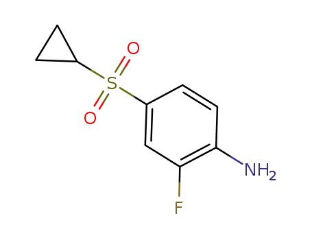 Molecular Structure of 1147558-09-5 (C<sub>9</sub>H<sub>10</sub>FNO<sub>2</sub>S)