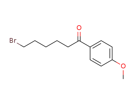 Molecular Structure of 57840-61-6 (1-Hexanone, 6-bromo-1-(4-methoxyphenyl)-)