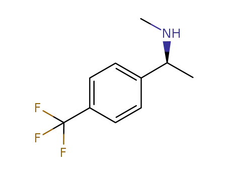 Molecular Structure of 672906-71-7 ((S)-N-METHYL-1-[4-(TRIFLUOROMETHYL)PHENYL]ETHYLAMINE)