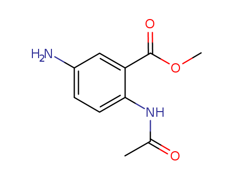 Benzoic acid, 2-(acetylamino)-5-amino-, methyl ester