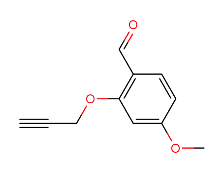 Molecular Structure of 236390-57-1 (4-methoxy-2-[(prop-2-yn-1-yl)oxy]benzaldehyde)