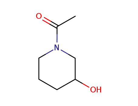 Molecular Structure of 4045-27-6 (1-acetyl-3-piperidinol(SALTDATA: FREE))