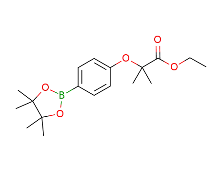 ethyl 2-methyl-2-[4-(4,4,5,5-tetramethyl-1,3,2-dioxaborolan-2-yl)phenoxy]propanoate