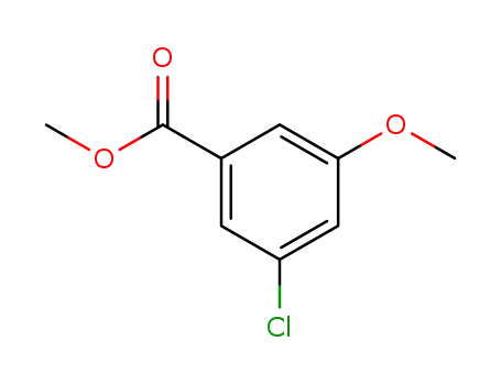 Molecular Structure of 96826-41-4 (methyl 3-chloro-5-methoxybenzoate)