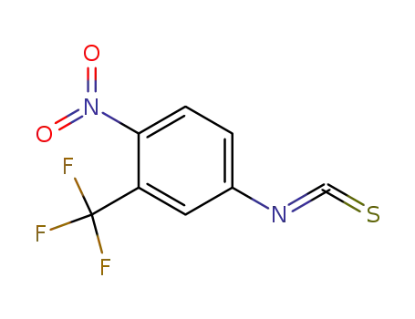 Molecular Structure of 52209-61-7 (4-isothiocyanato-1-nitro-2-(trifluoromethyl)benzene)