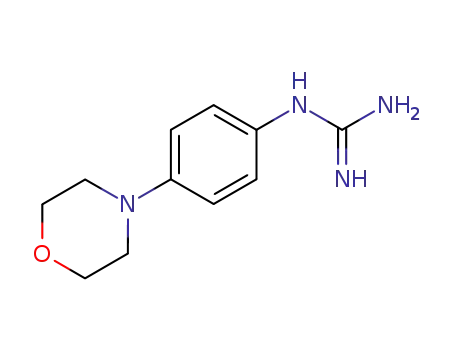Molecular Structure of 247234-41-9 (N-[4-(Morpholin-4-yl)phenyl]guanidine)