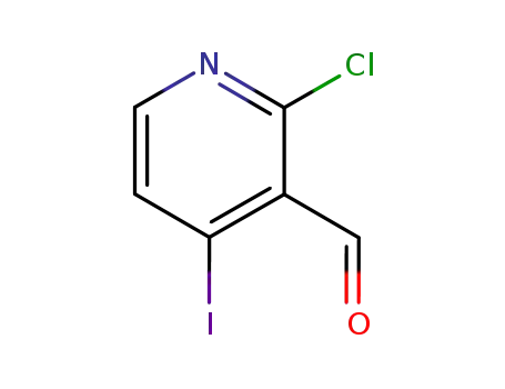 Molecular Structure of 153034-90-3 (2-Chloro-4-iodopyridine-3-carboxaldehyde)