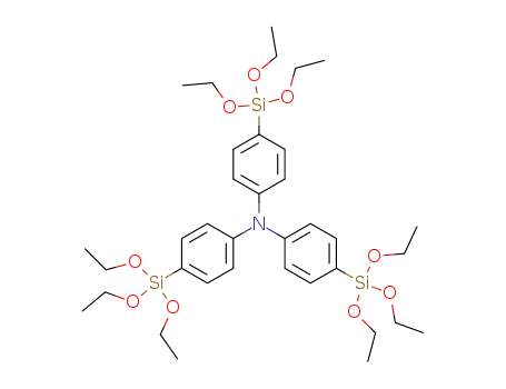 Molecular Structure of 930798-86-0 (tris(4-triethoxysilylphenyl)amine)