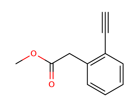 Benzeneacetic acid,2-ethynyl-, methyl ester