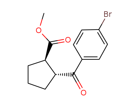 (1R,2R)methyl 2-(4-bromobenzoyl)cyclopentanecarboxylate