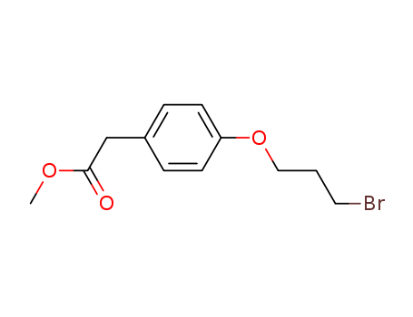Benzeneacetic acid, 4-(3-bromopropoxy)-, methyl ester