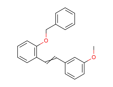 Molecular Structure of 1072930-86-9 (1-[2-(3-Methoxyphenyl)ethenyl]-2-(phenylmethoxy)benzene)