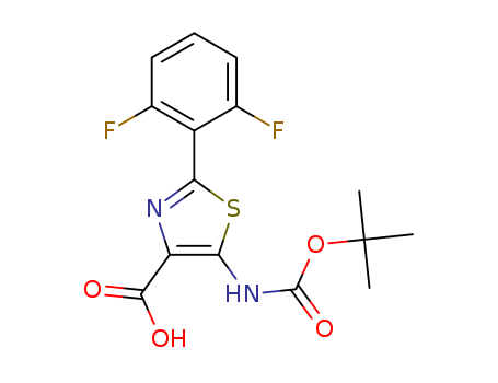 5-(tert-butoxycarbonylaMino)-2-(2,6-difluorophenyl)thiazole-4-carboxylic acid(1270034-25-7)