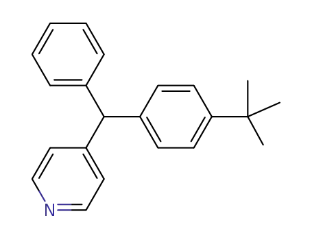 Molecular Structure of 1393444-74-0 ((4-tert-butylphenyl)(4-pyridyl)phenylmethane)