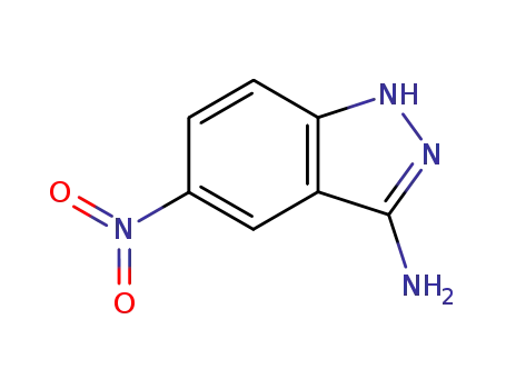 Molecular Structure of 41339-17-7 (3-Amino-5-nitroindazole)