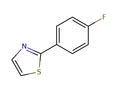 Molecular Structure of 1005196-13-3 (2-(4-(trifluoromethyl)phenyl)thiazole)