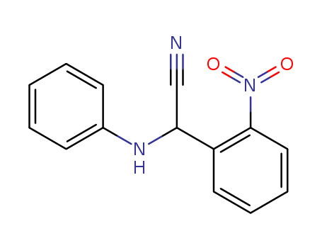 Molecular Structure of 109772-87-4 (Benzeneacetonitrile, 2-nitro-a-(phenylamino)-)