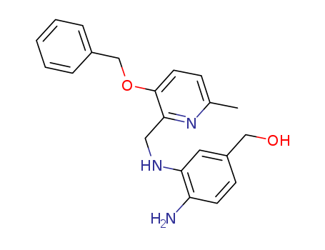Benzenemethanol,
4-amino-3-[[[6-methyl-3-(phenylmethoxy)-2-pyridinyl]methyl]amino]-