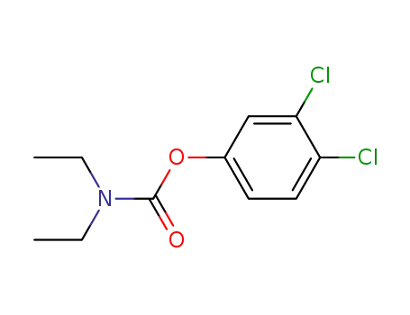Molecular Structure of 204930-39-2 (O-3,4-dichlorophenyl N,N-diethylcarbamate)