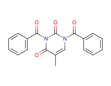 2,4(1H,3H)-Pyrimidinedione, 1,3-dibenzoyl-5-methyl-