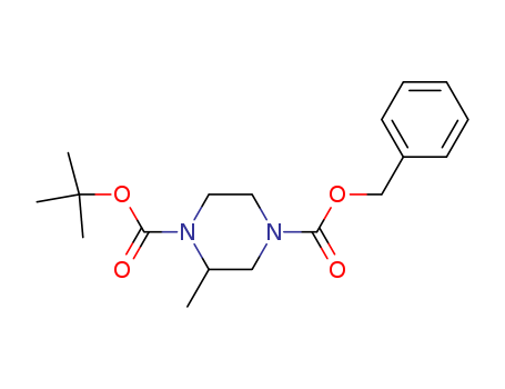 4-Benzyl 1-tert-butyl (2R)-2-methylpiperazine-1,4-dicarboxylate