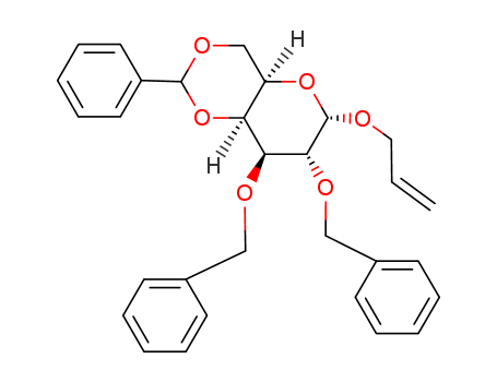 a-D-Galactopyranoside,2-propen-1-yl 2,3-bis-O-(phenylmethyl)-4,6-O-(phenylmethylene)-