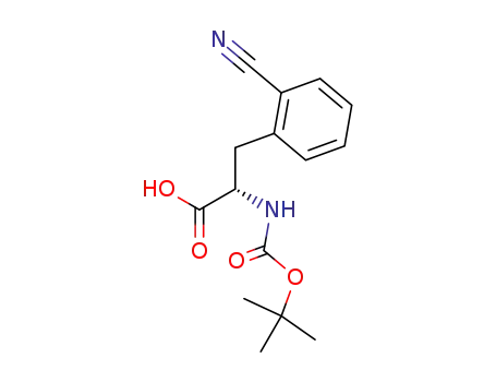 Molecular Structure of 216312-53-7 (BOC-L-2-CYANOPHENYLALANINE)