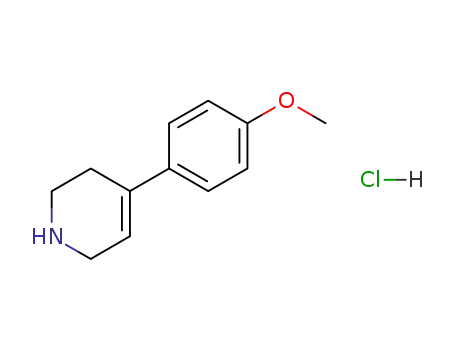 Pyridine, 1,2,3,6-tetrahydro-4-(4-methoxyphenyl)-, hydrochloride