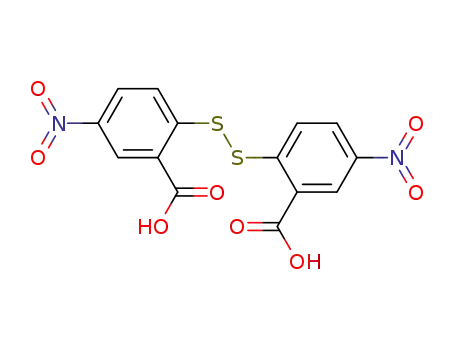 Molecular Structure of 1170-38-3 (2,2'-Dithiobis(5-nitrobenzoic acid))