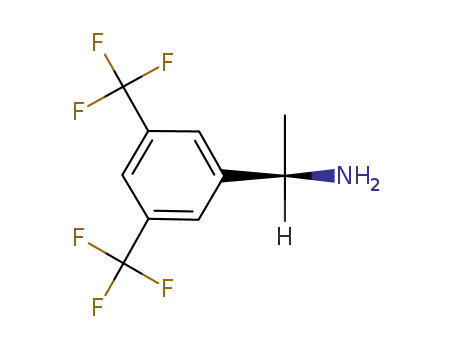Molecular Structure of 127733-47-5 ((R)-1-[3,5-BIS(TRIFLUOROMETHYL)PHENYL]ETHYLAMINE)